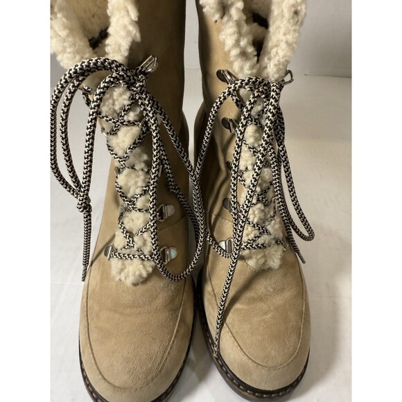 Stuart Weitzman Boots  Women's YUKON MOJAVE SUEDE Lace-up MRSP $545 Size 8.5 - Picture 16 of 16